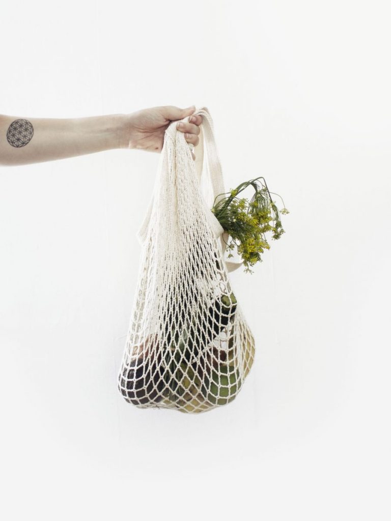 less plastic bags